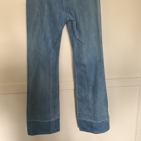 Vibtage 70s “Cheap Jeans”, straight leg slightly wider at bottom - Picture 6 of 8